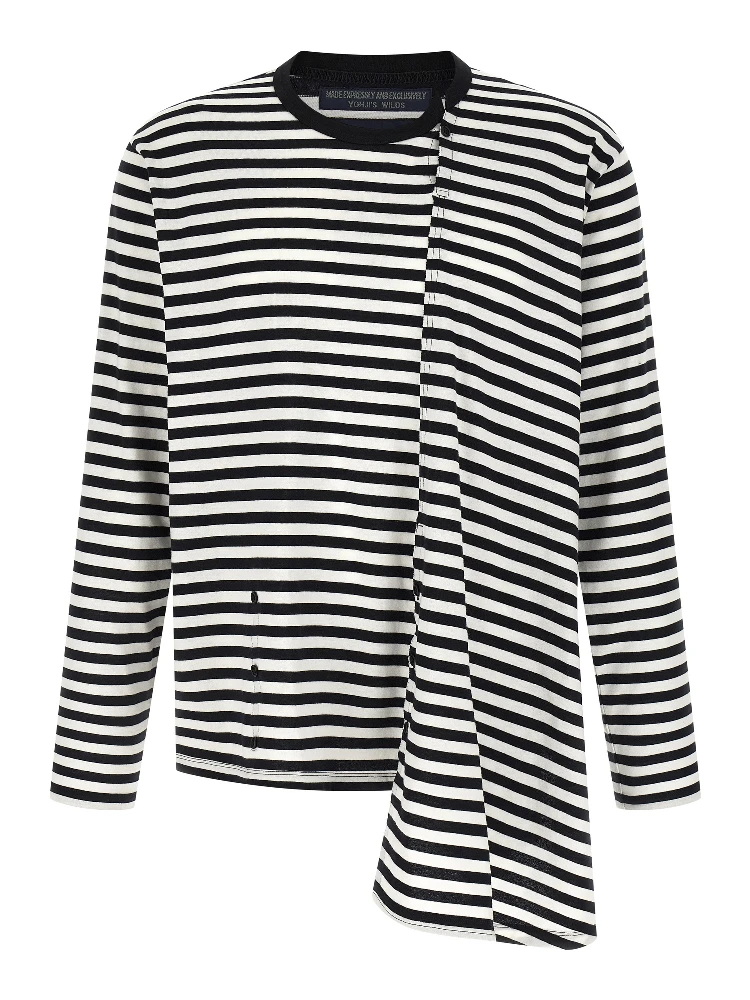 Bicolor Cotton Cardigan