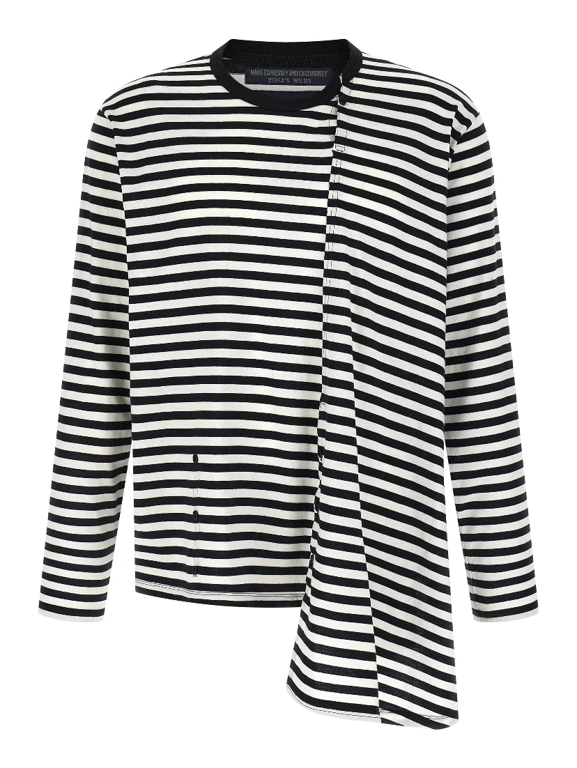 Bicolor Cotton Cardigan