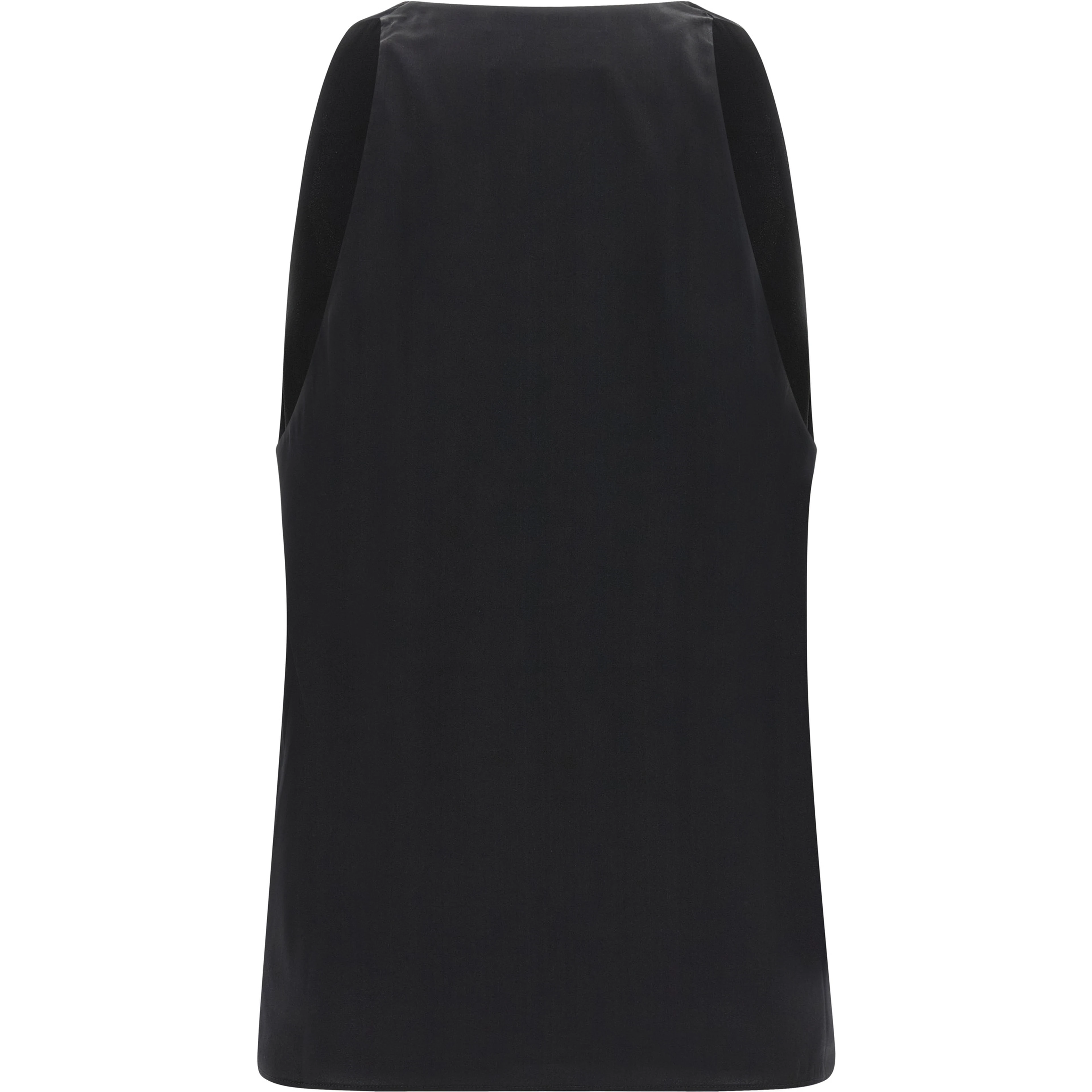 Black Silk Tank Tops