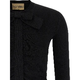Black Viscose Cardigan