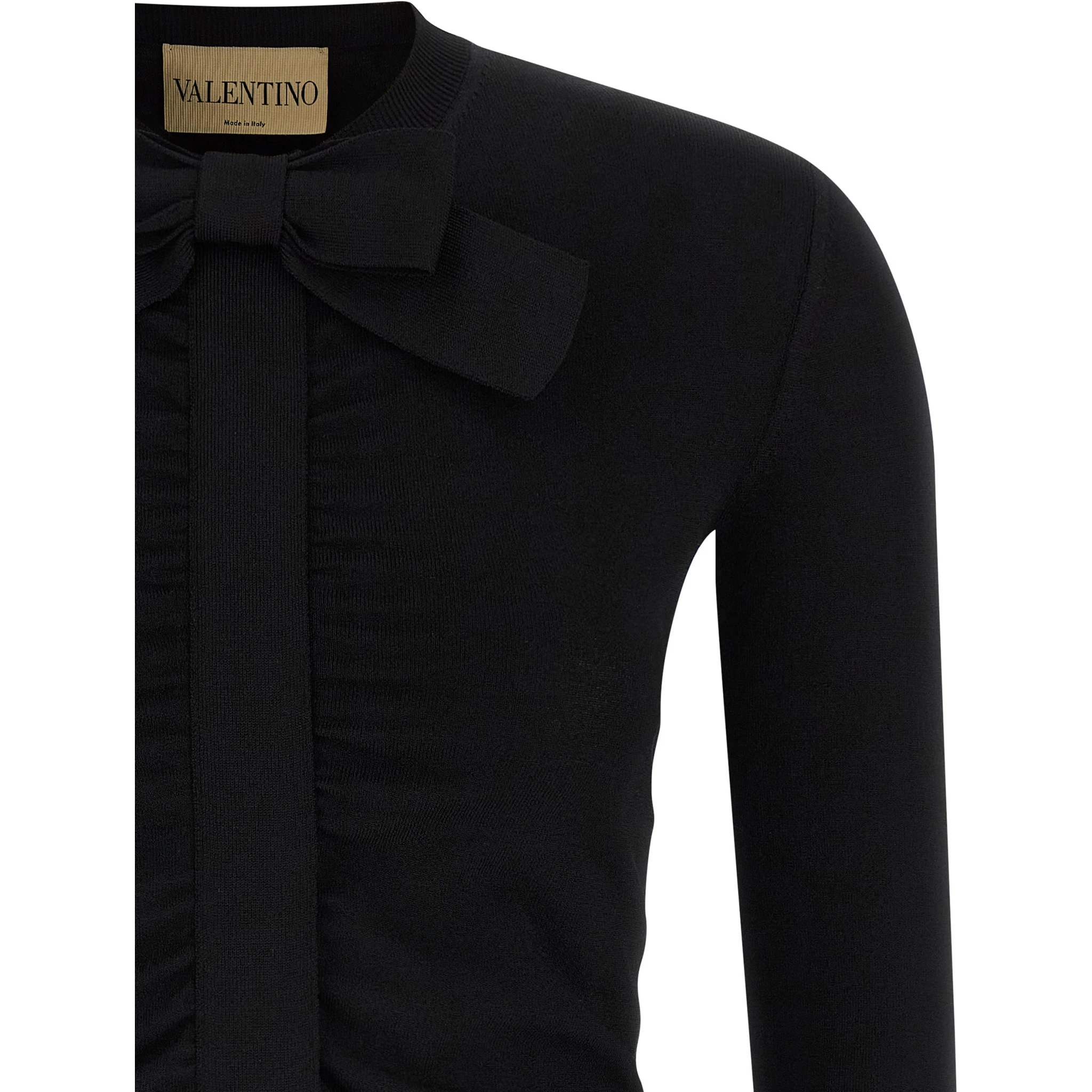 Black Viscose Cardigan