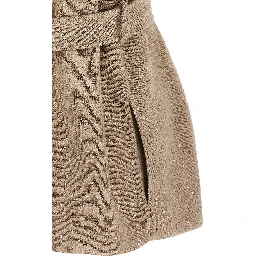 Beige Cotton Cardigan