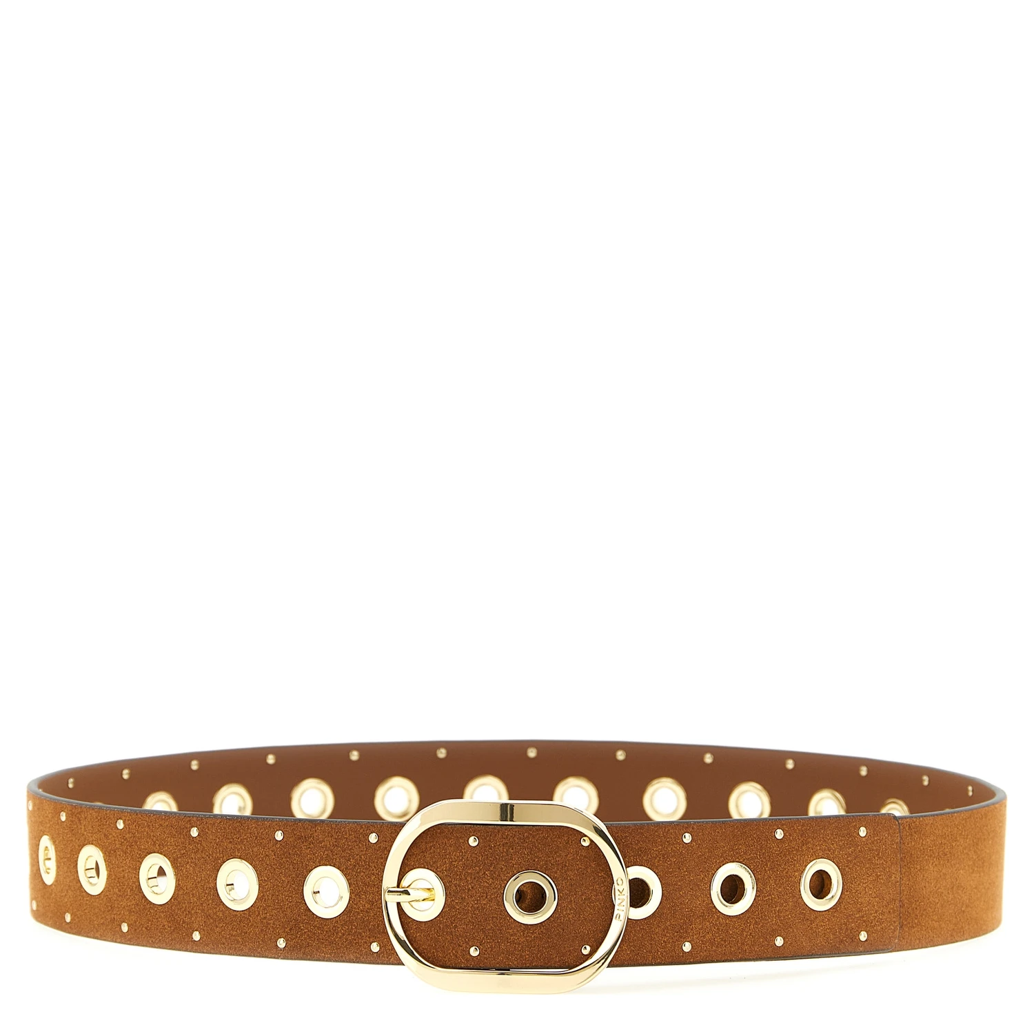 Brown Lamb Leather Regular Belt