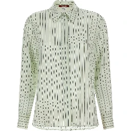Bicolor Silk Blouse