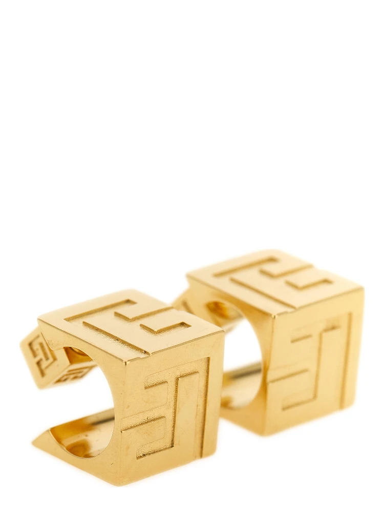 Gold Brass Earrings