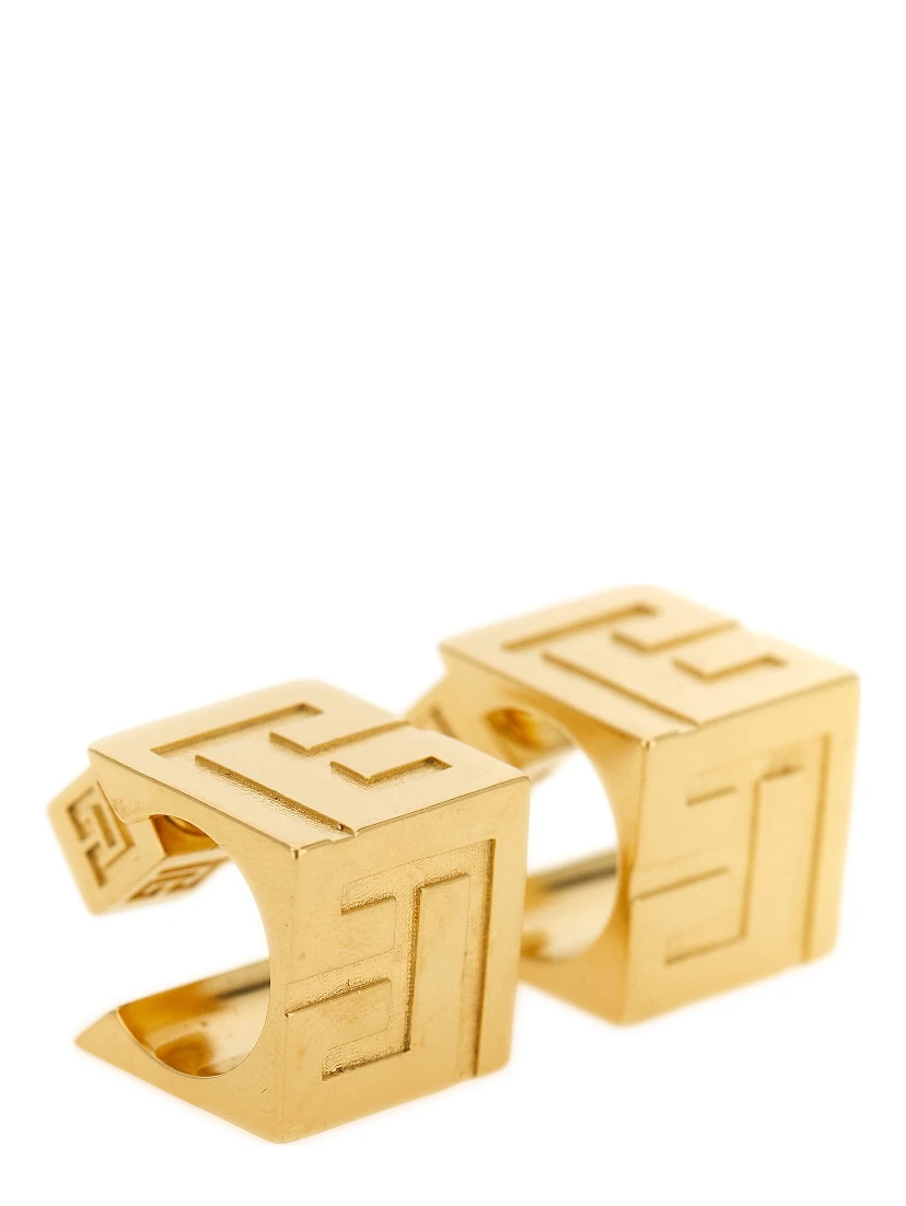 Gold Brass Earrings