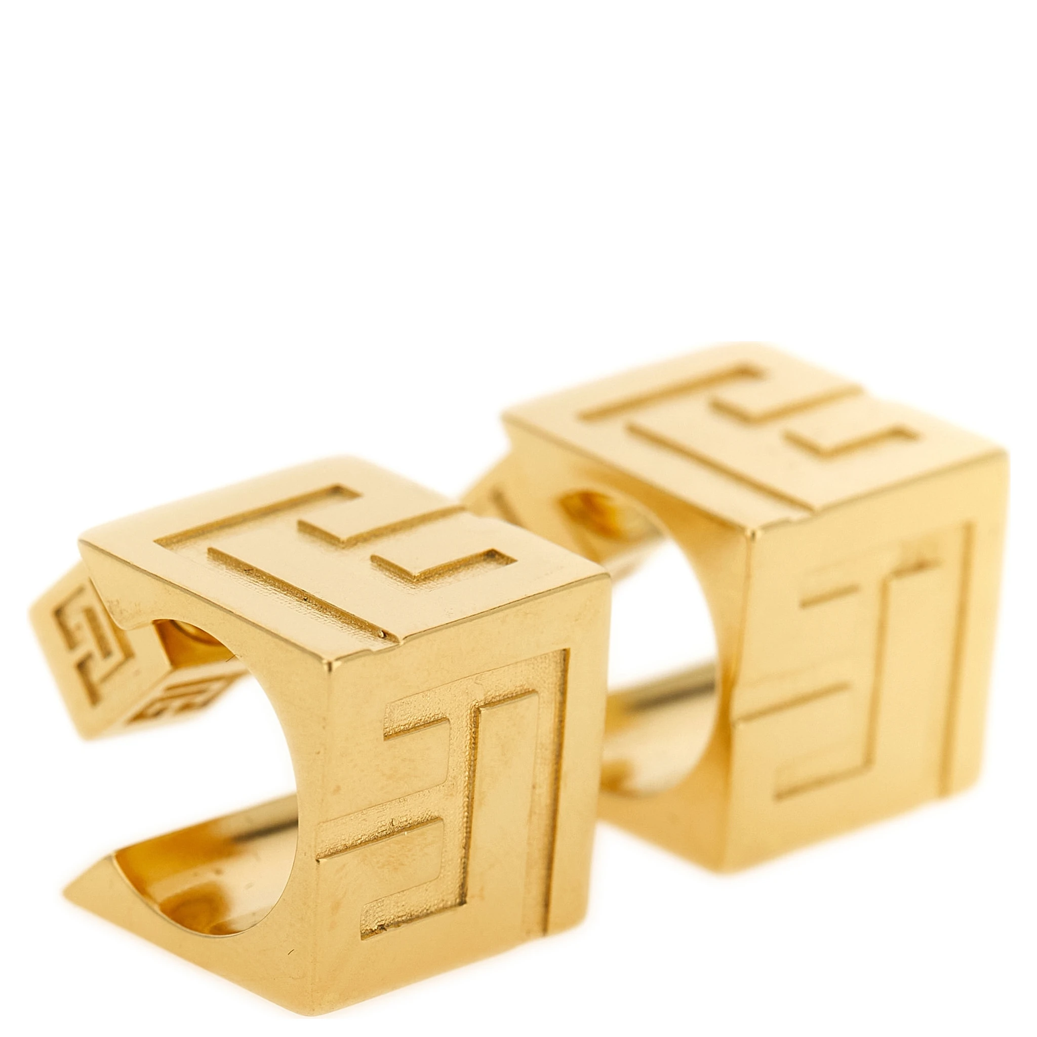 Gold Brass Earrings