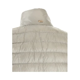 Gray Polyamide Full-Length Jacket