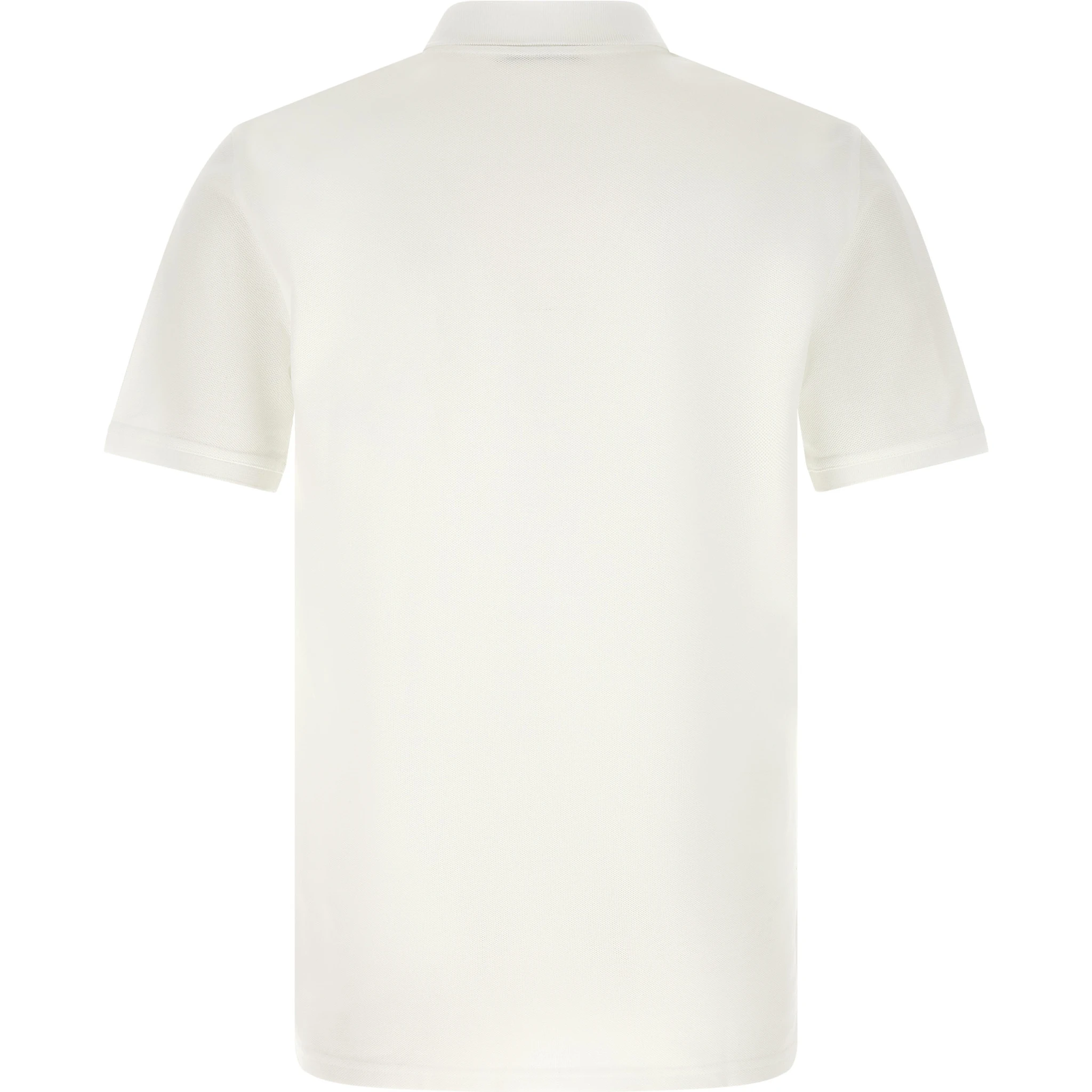 White Cotton Polo Shirt