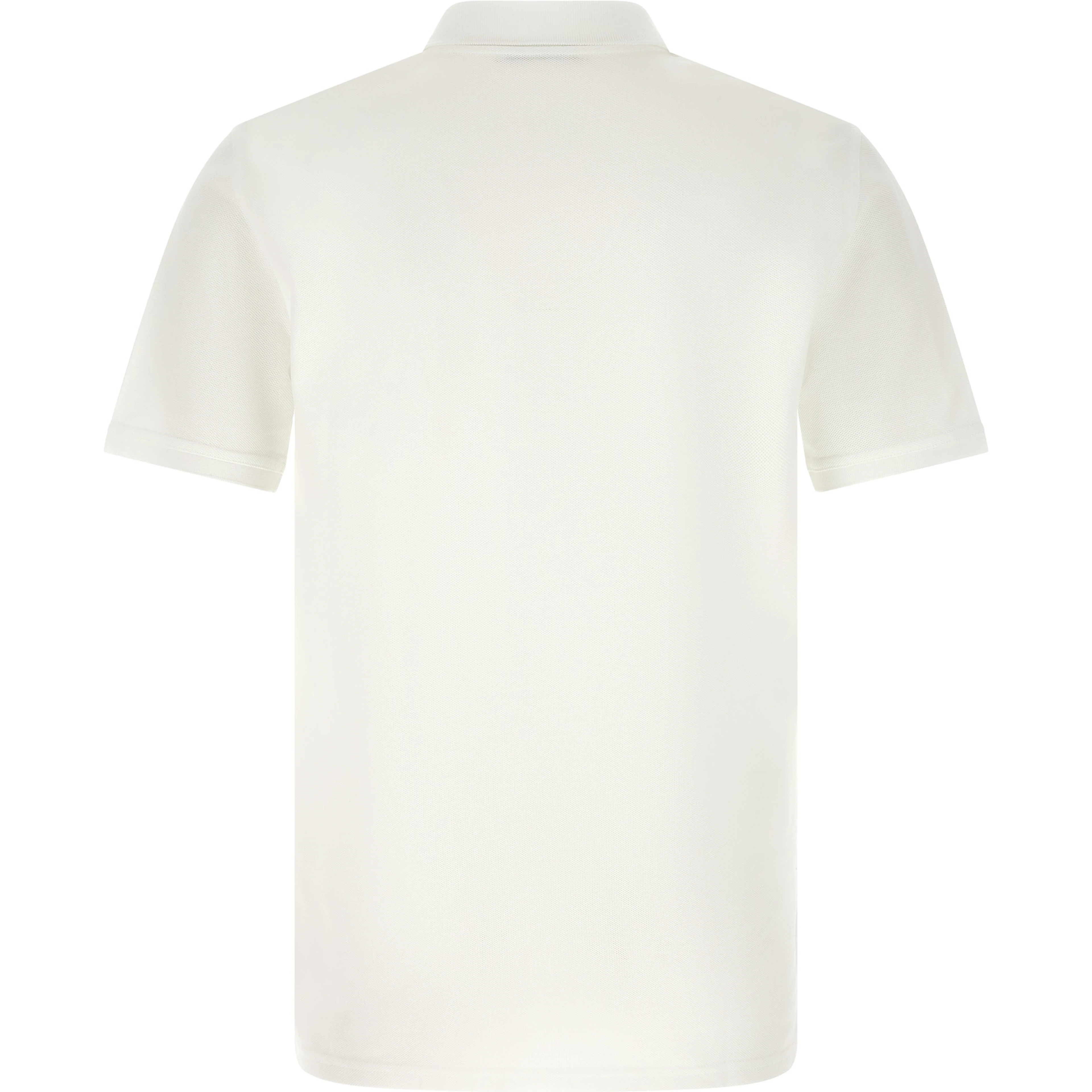 White Cotton Polo Shirt