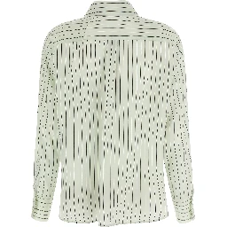 Bicolor Silk Blouse