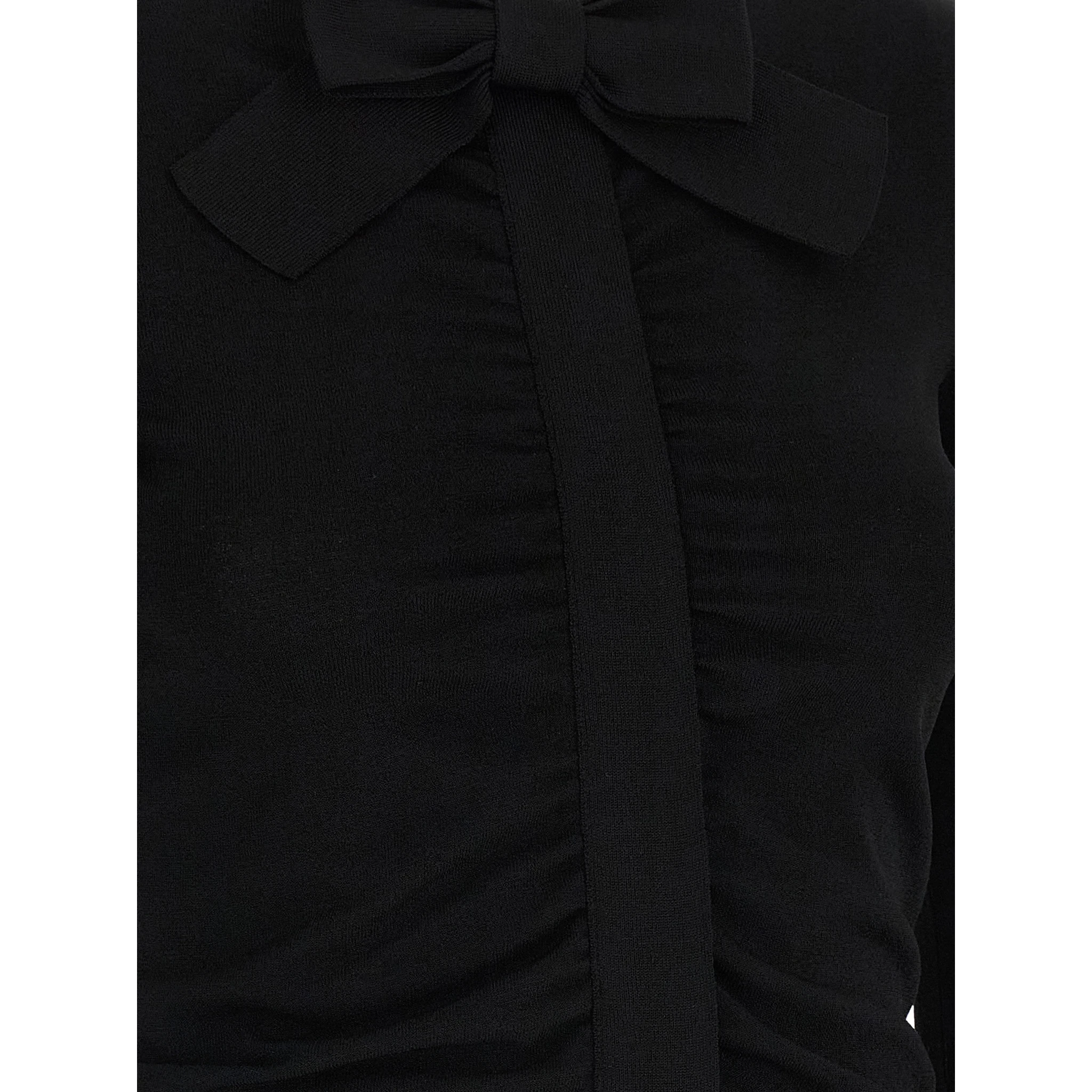 Black Viscose Cardigan