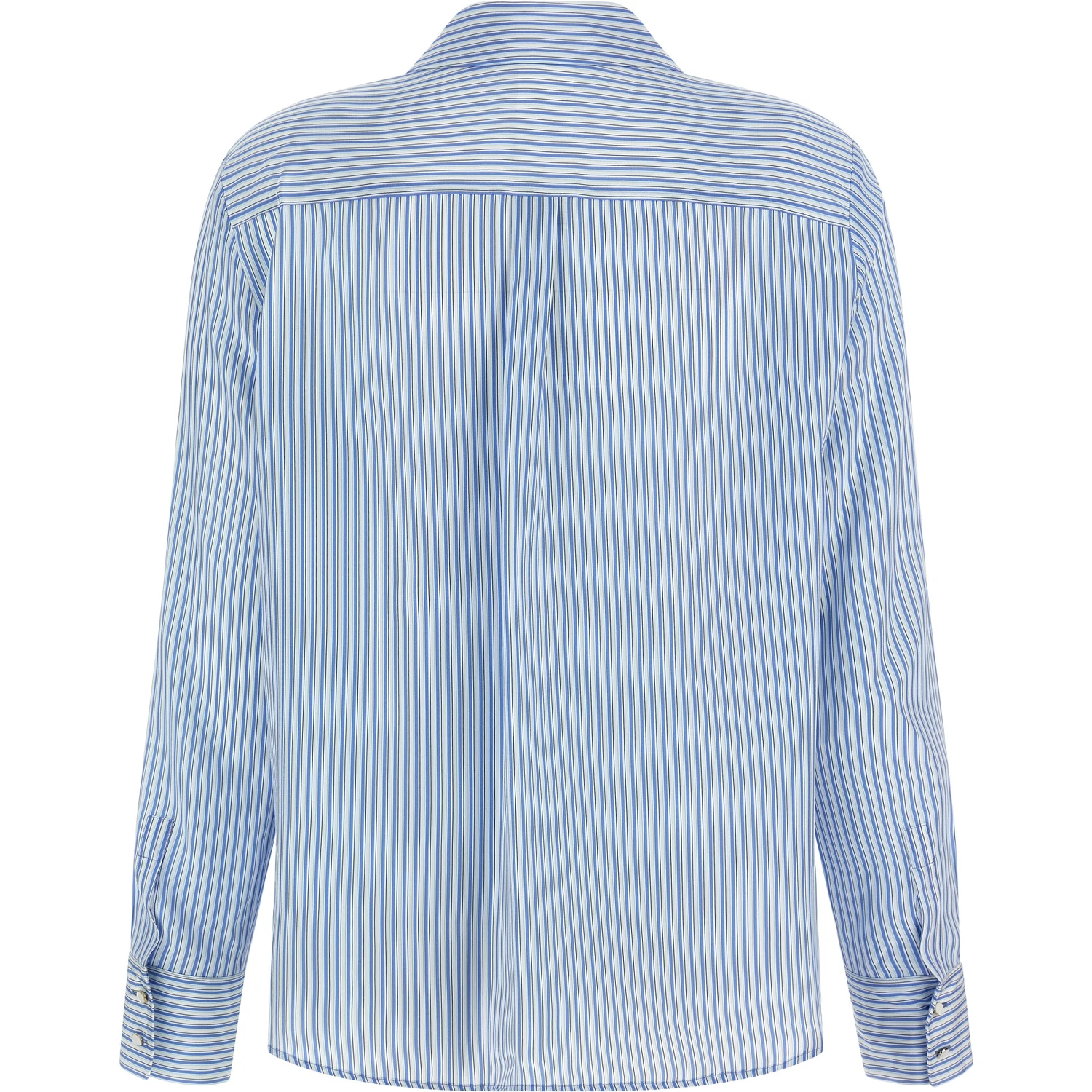 Blue Silk Blouse