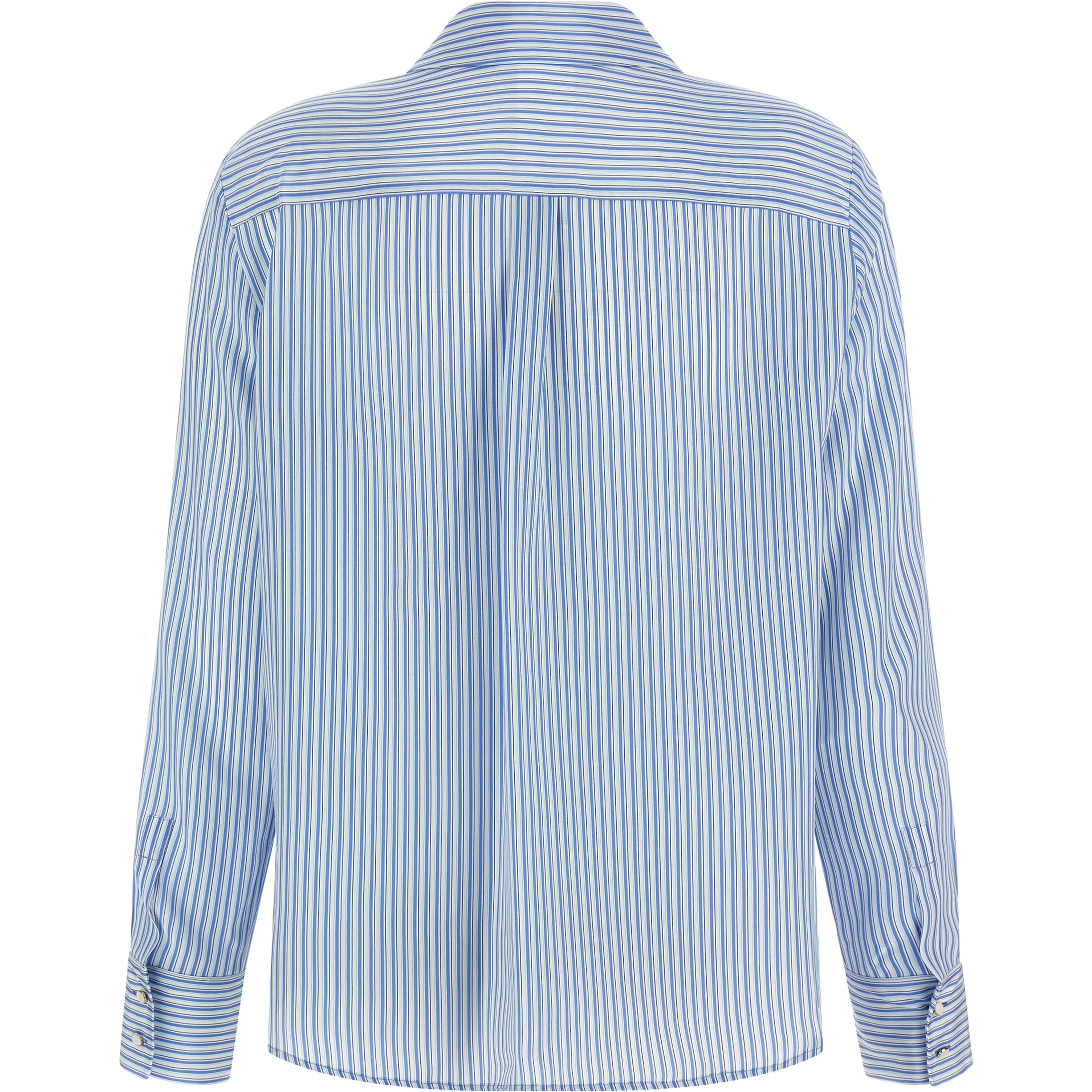 Blue Silk Blouse