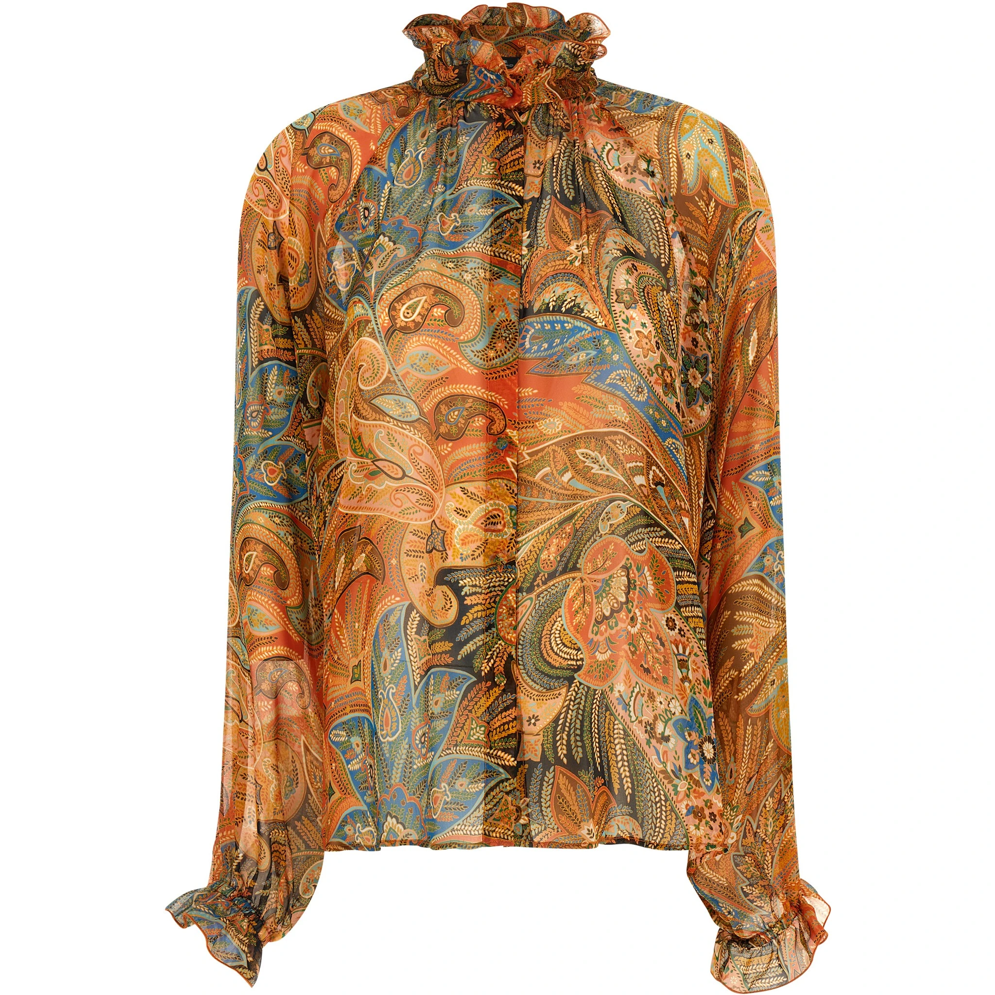 Multicolor Silk Blouse
