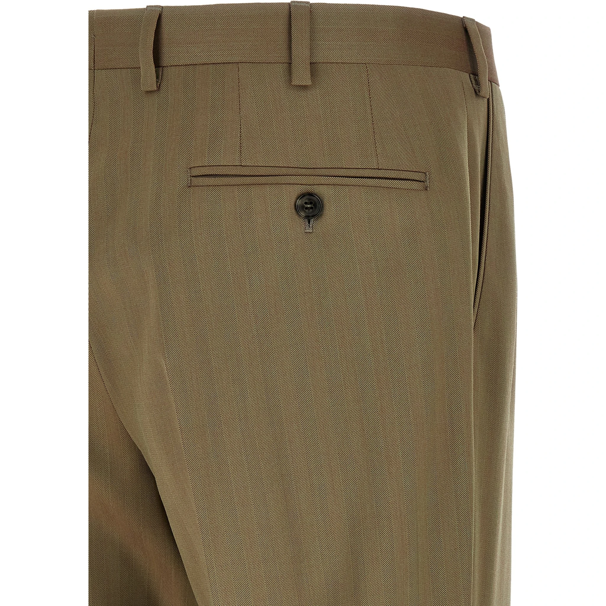 Bicolor Wool Two-Piece Suit
