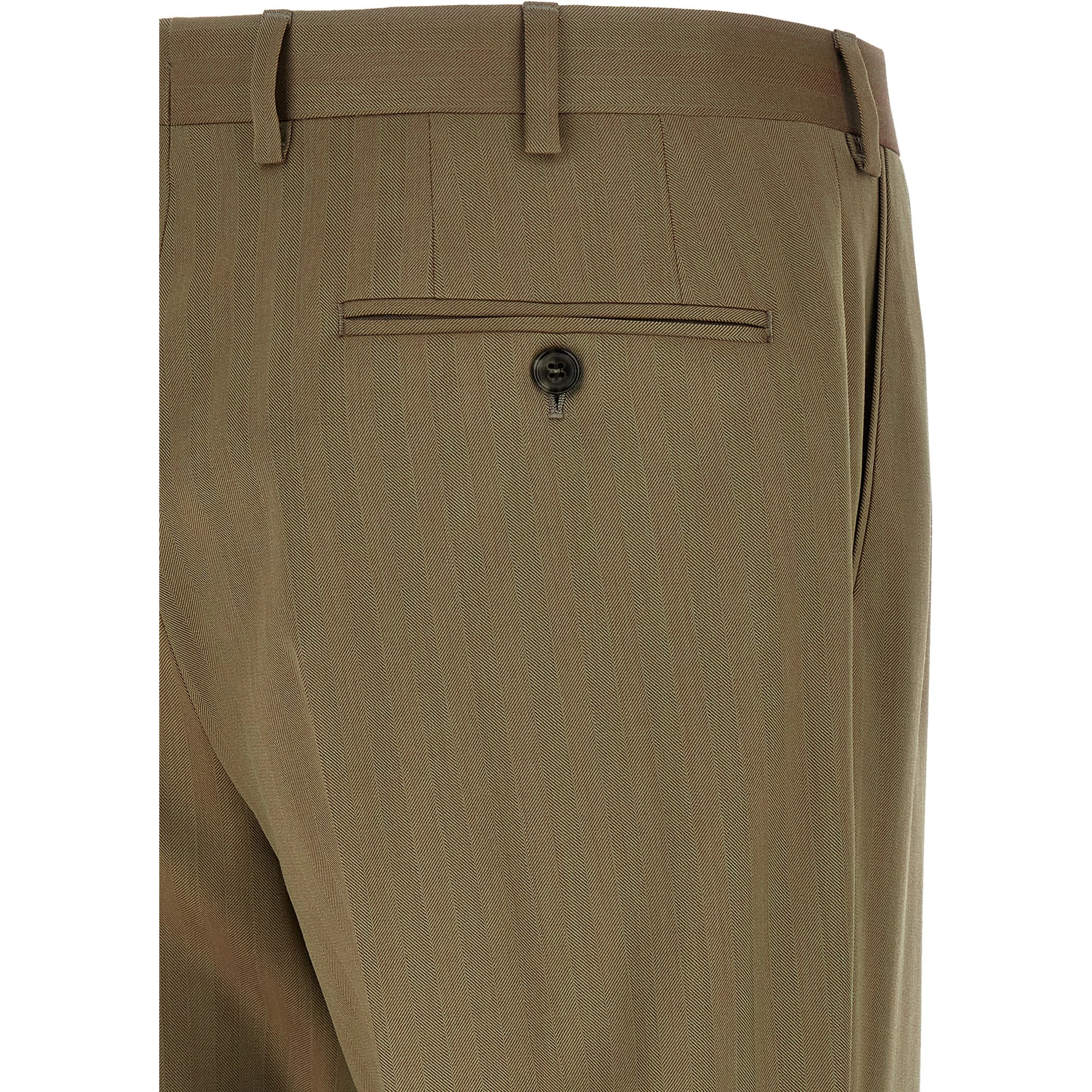 Bicolor Wool Two-Piece Suit