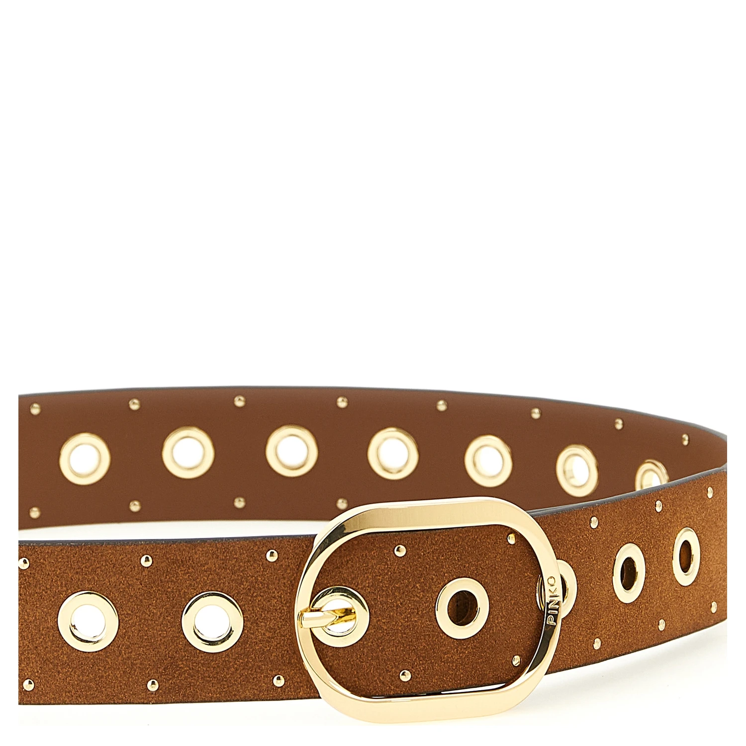 Brown Lamb Leather Regular Belt