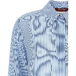 Blue Silk Blouse
