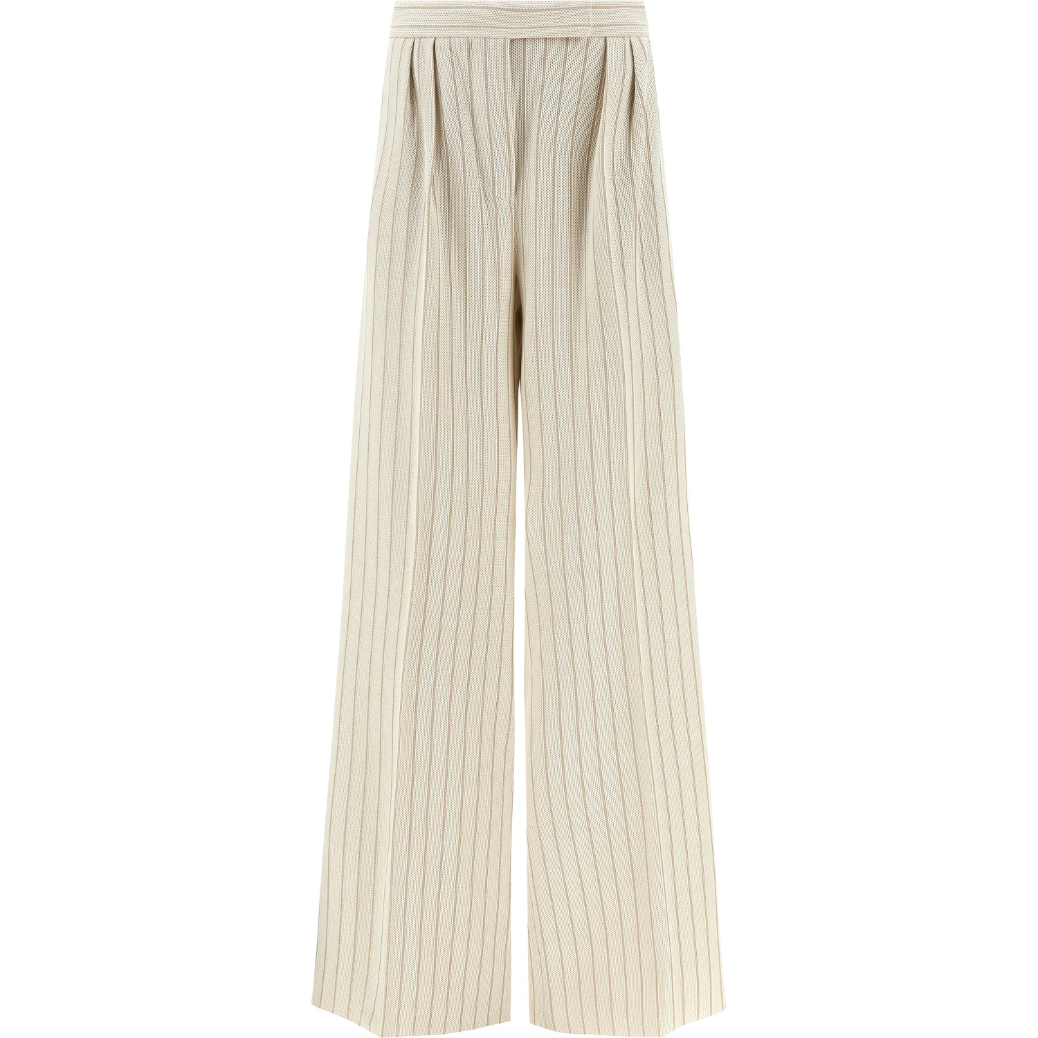White Cotton Casual Pants