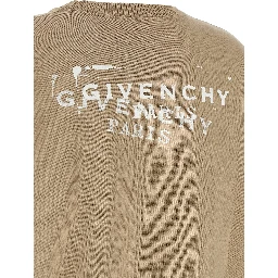 Beige Cotton Sweatshirt