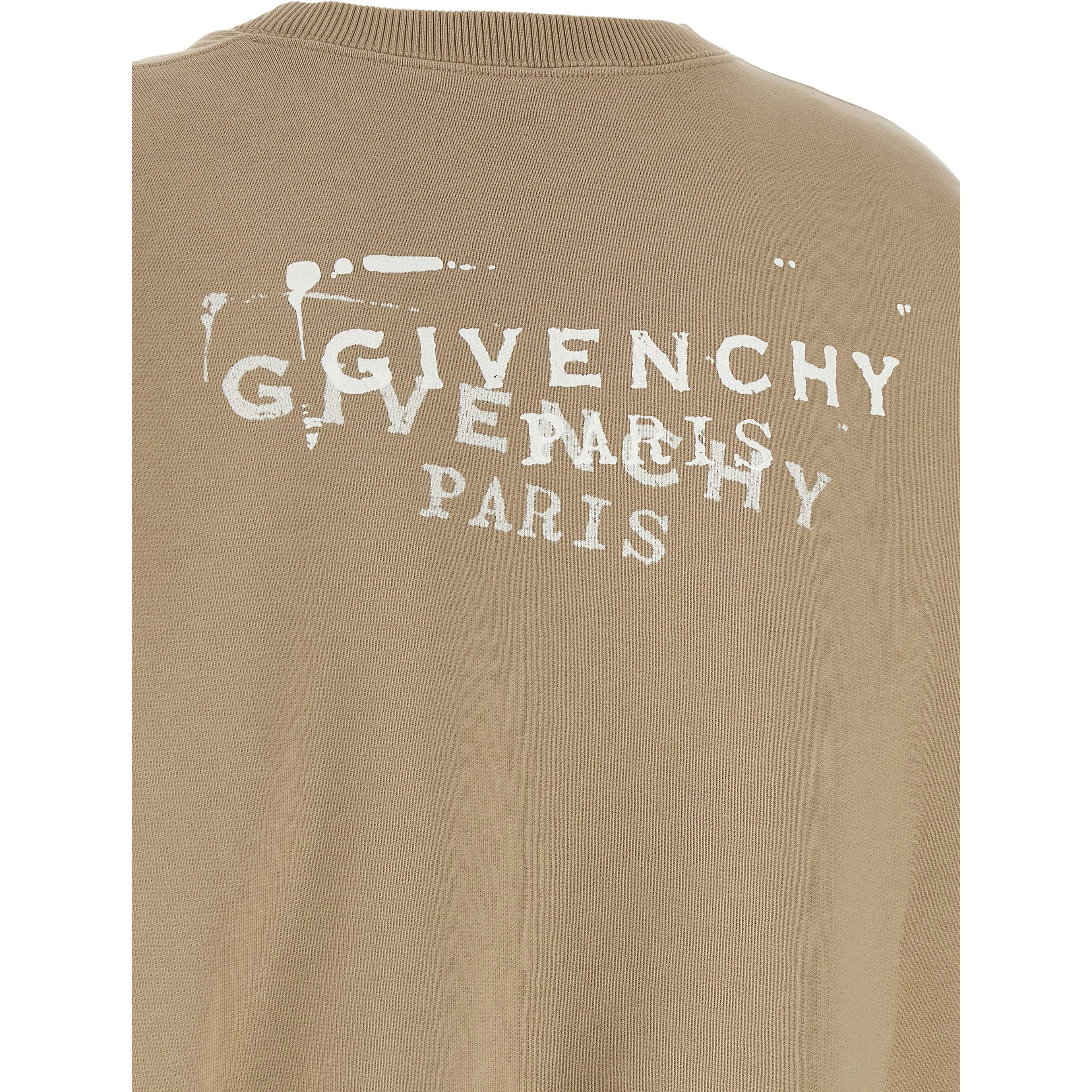 Beige Cotton Sweatshirt