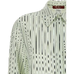 Bicolor Silk Blouse
