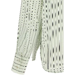 Bicolor Silk Blouse