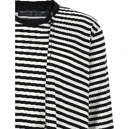 Bicolor Cotton Cardigan