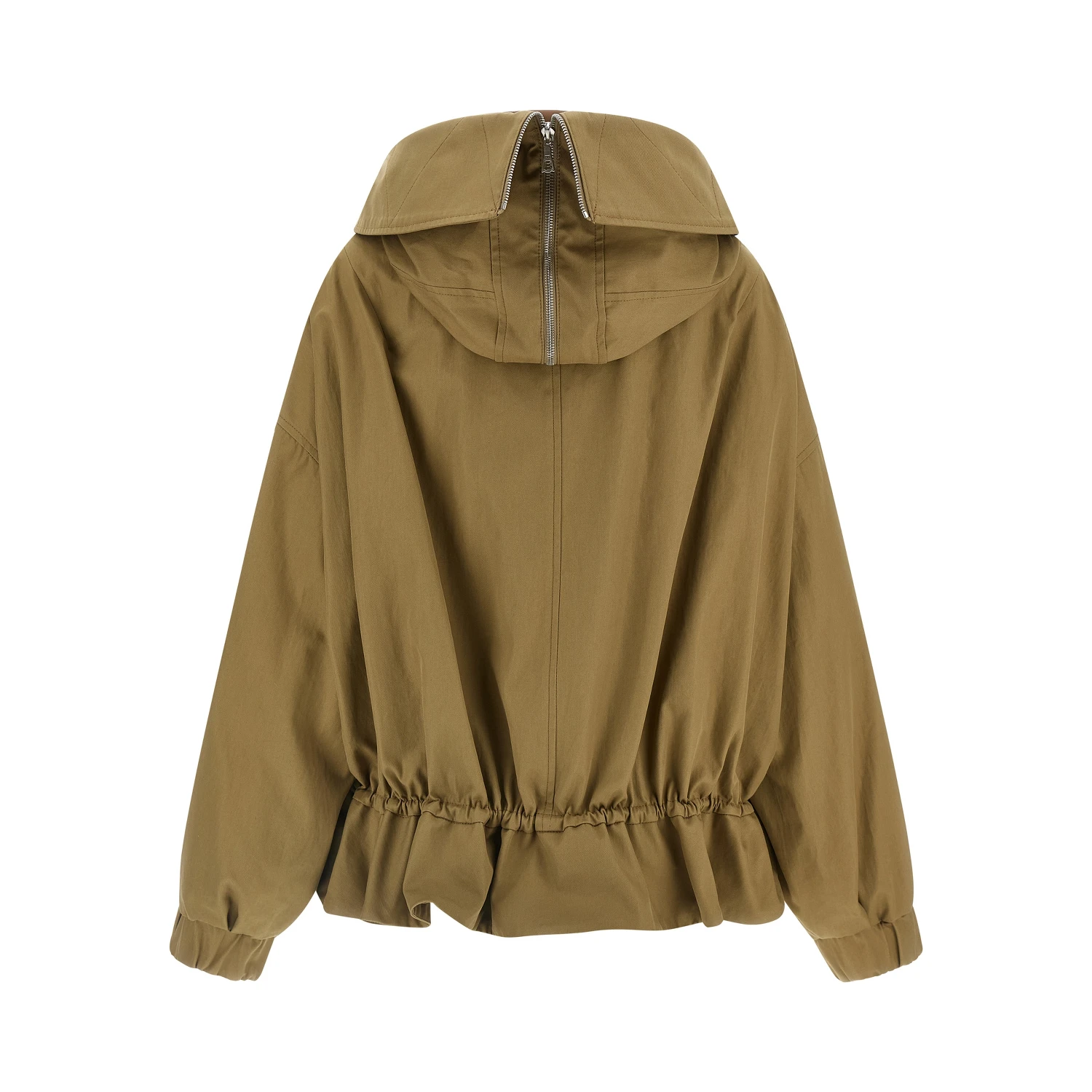Beige Cotton Shell Jacket