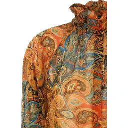 Multicolor Silk Blouse
