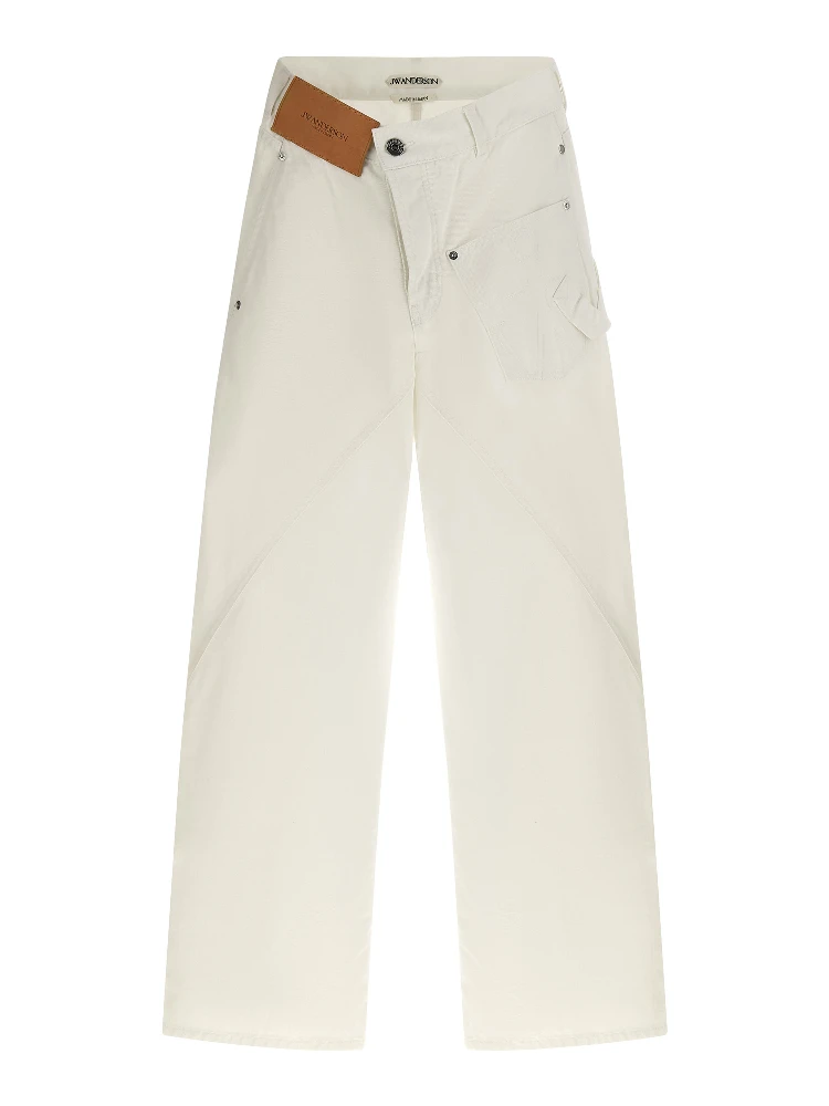 White Cotton Jeans Denim