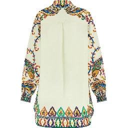 Multicolor Cotton Short Dress