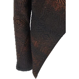 Brown Cotton Pattern Shirt