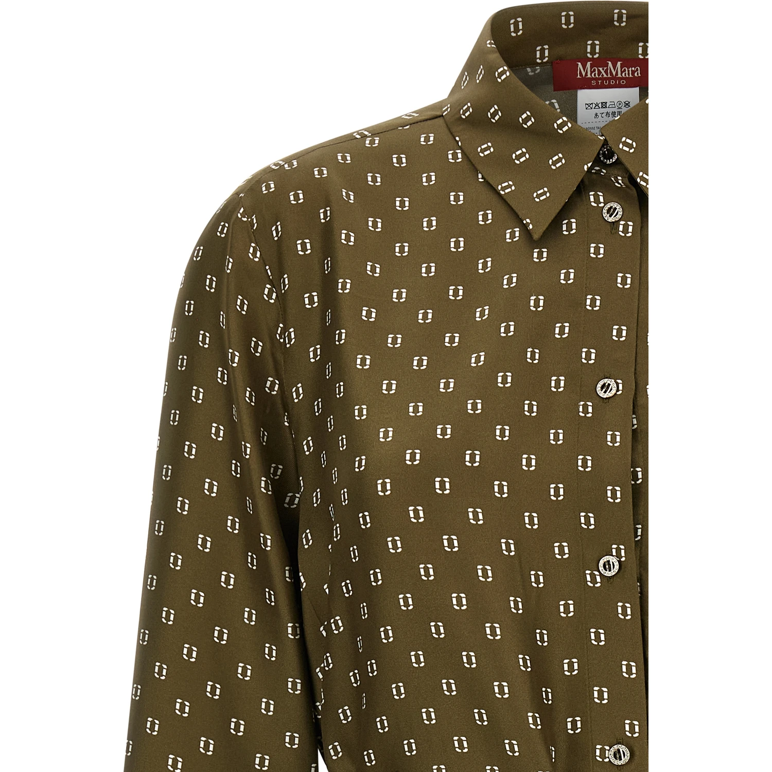 Bicolor Silk Blouse