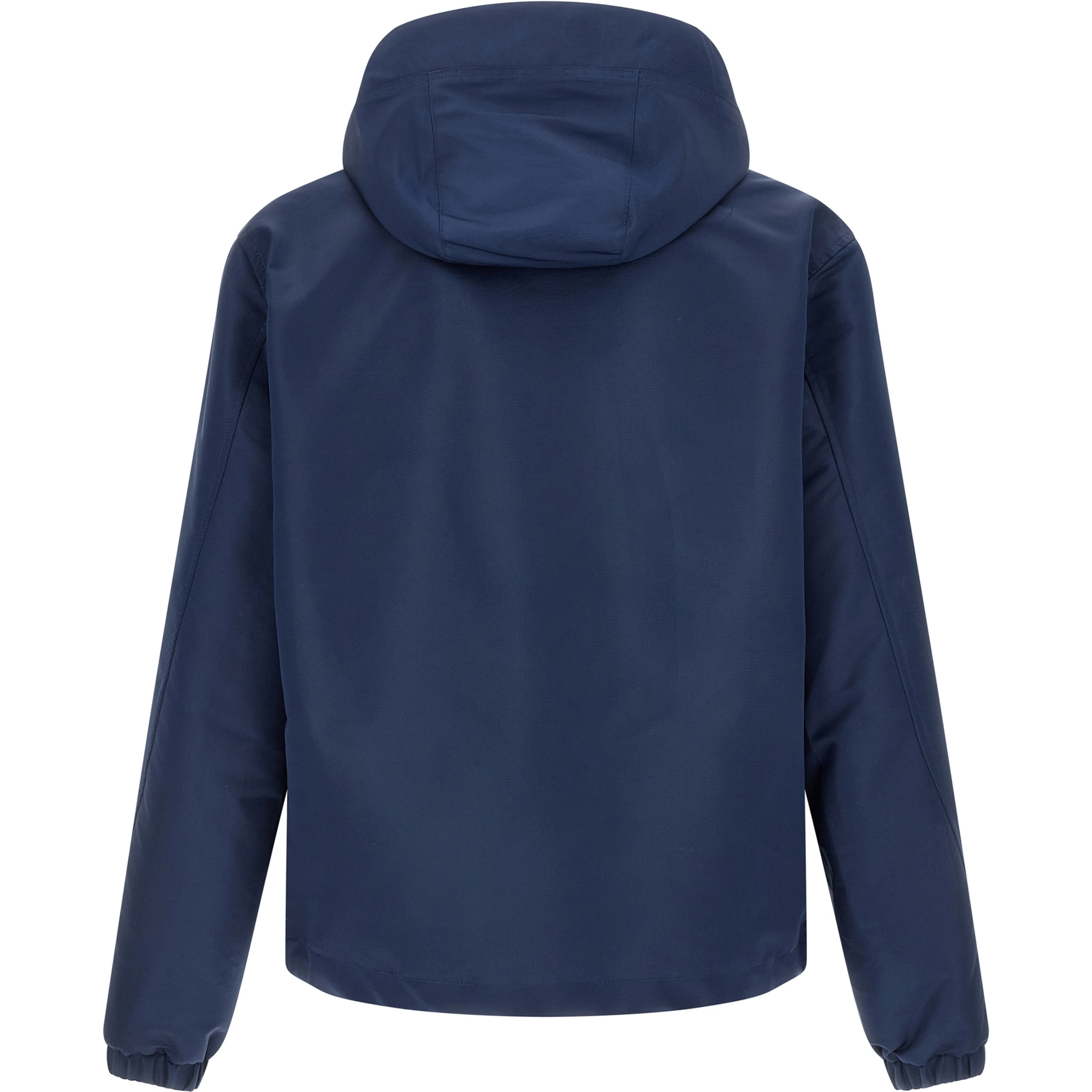 Blue Polyester Shell Jacket
