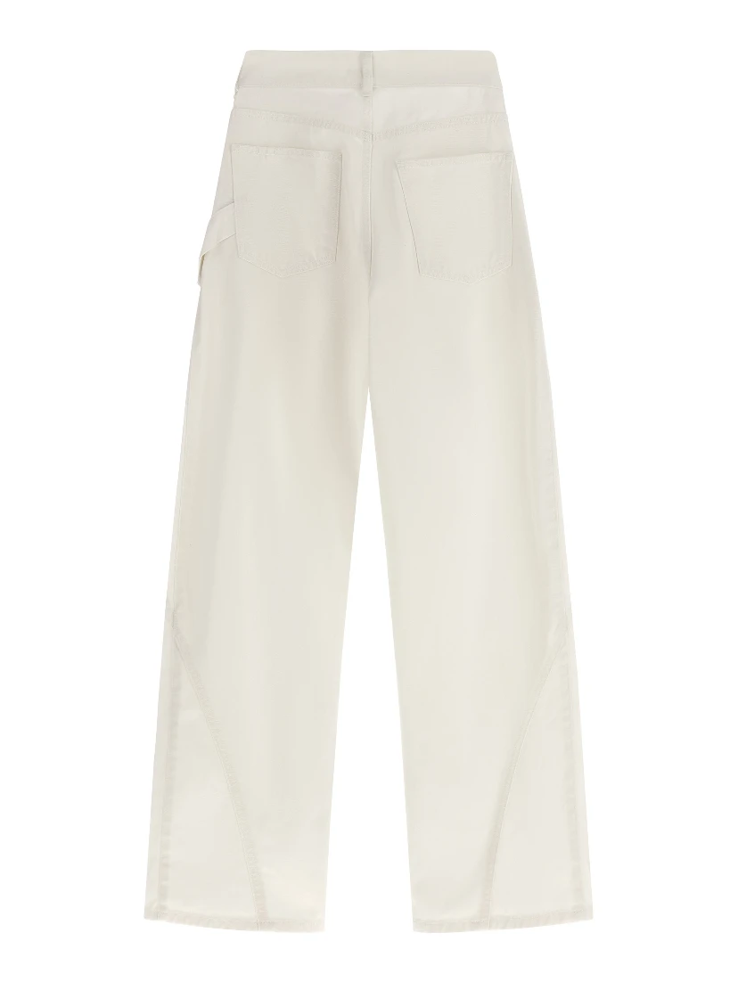 White Cotton Jeans Denim