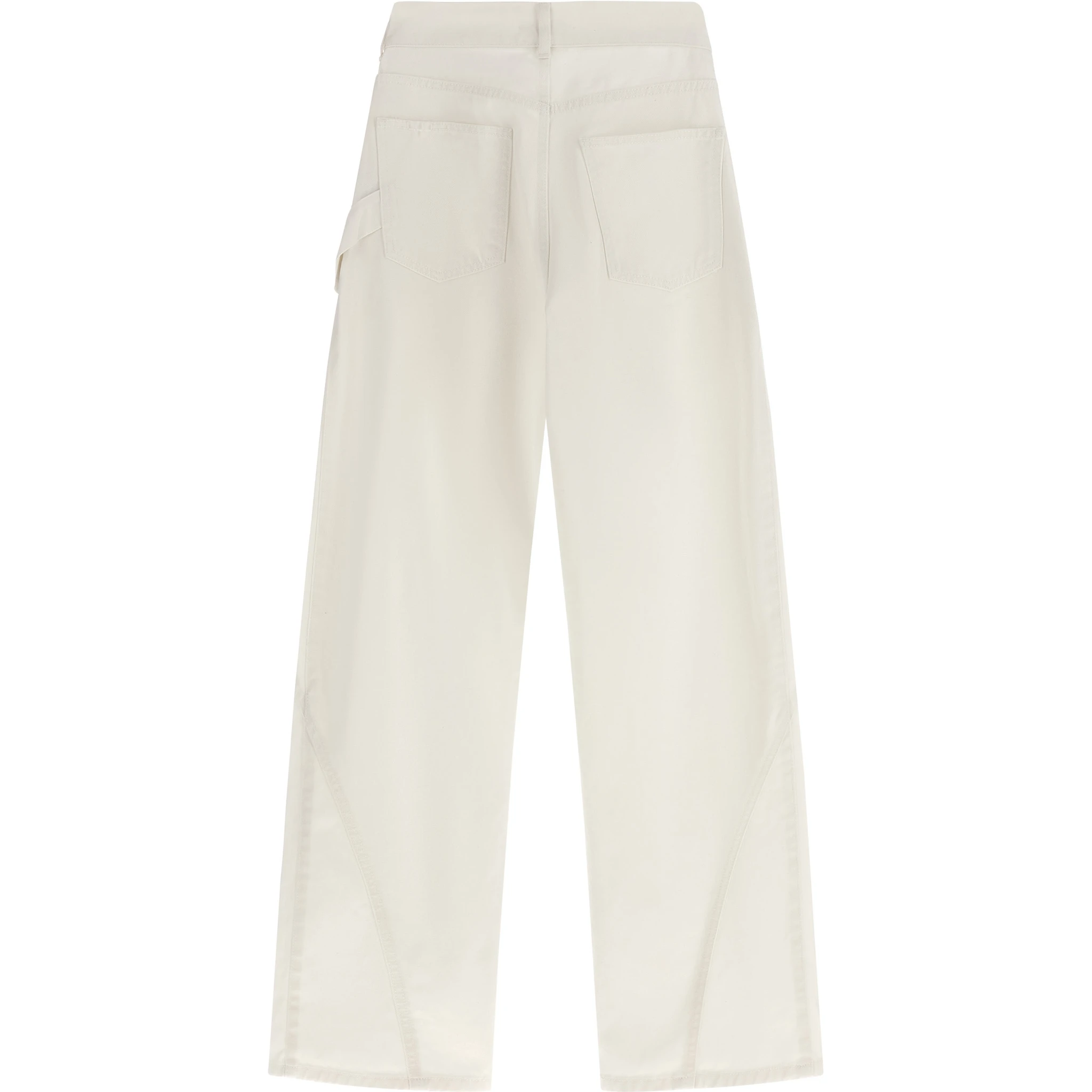 White Cotton Jeans Denim
