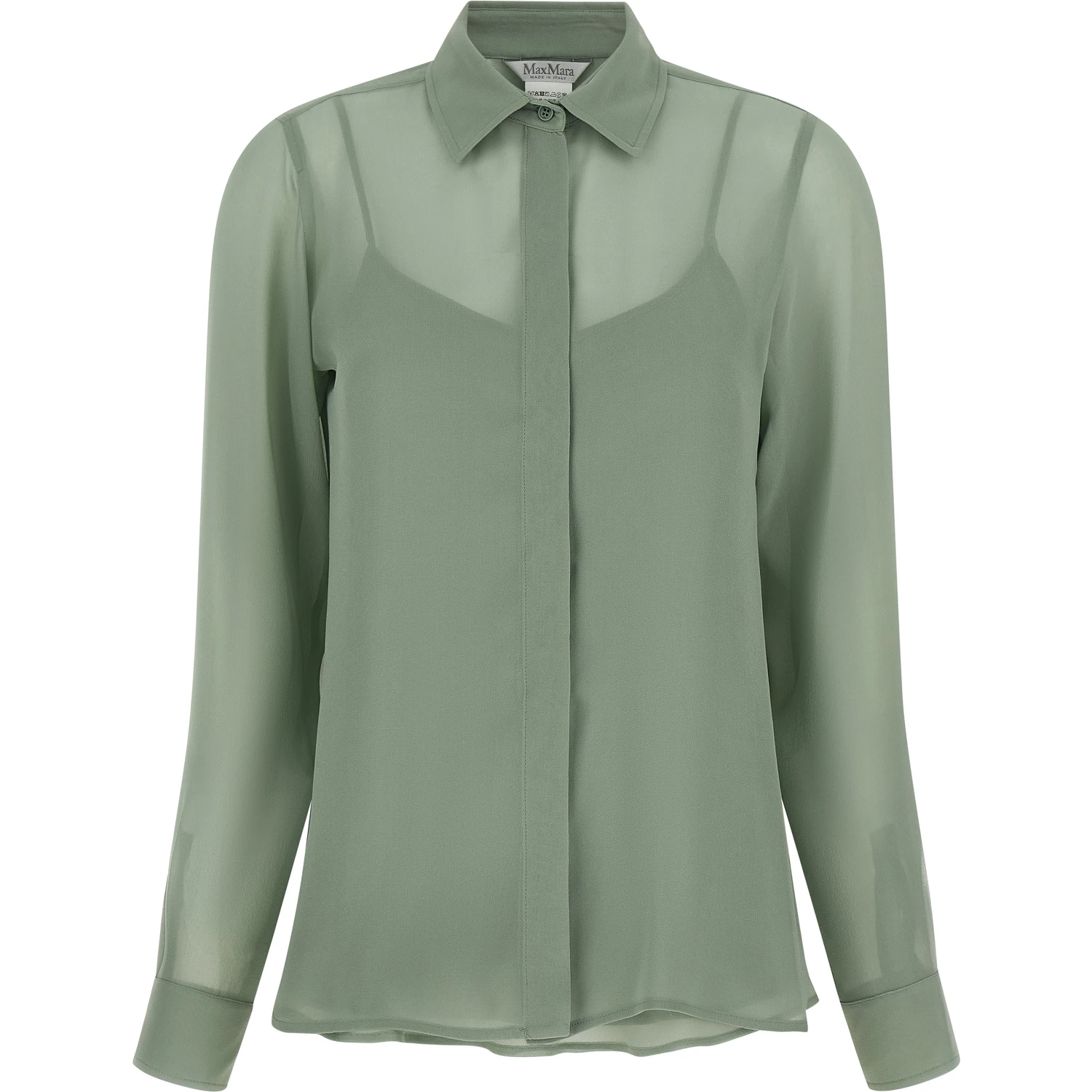 Bicolor Silk Blouse