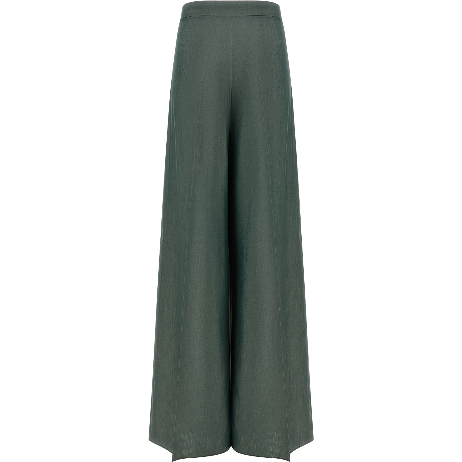 Bicolor Virgin Wool Casual Pants