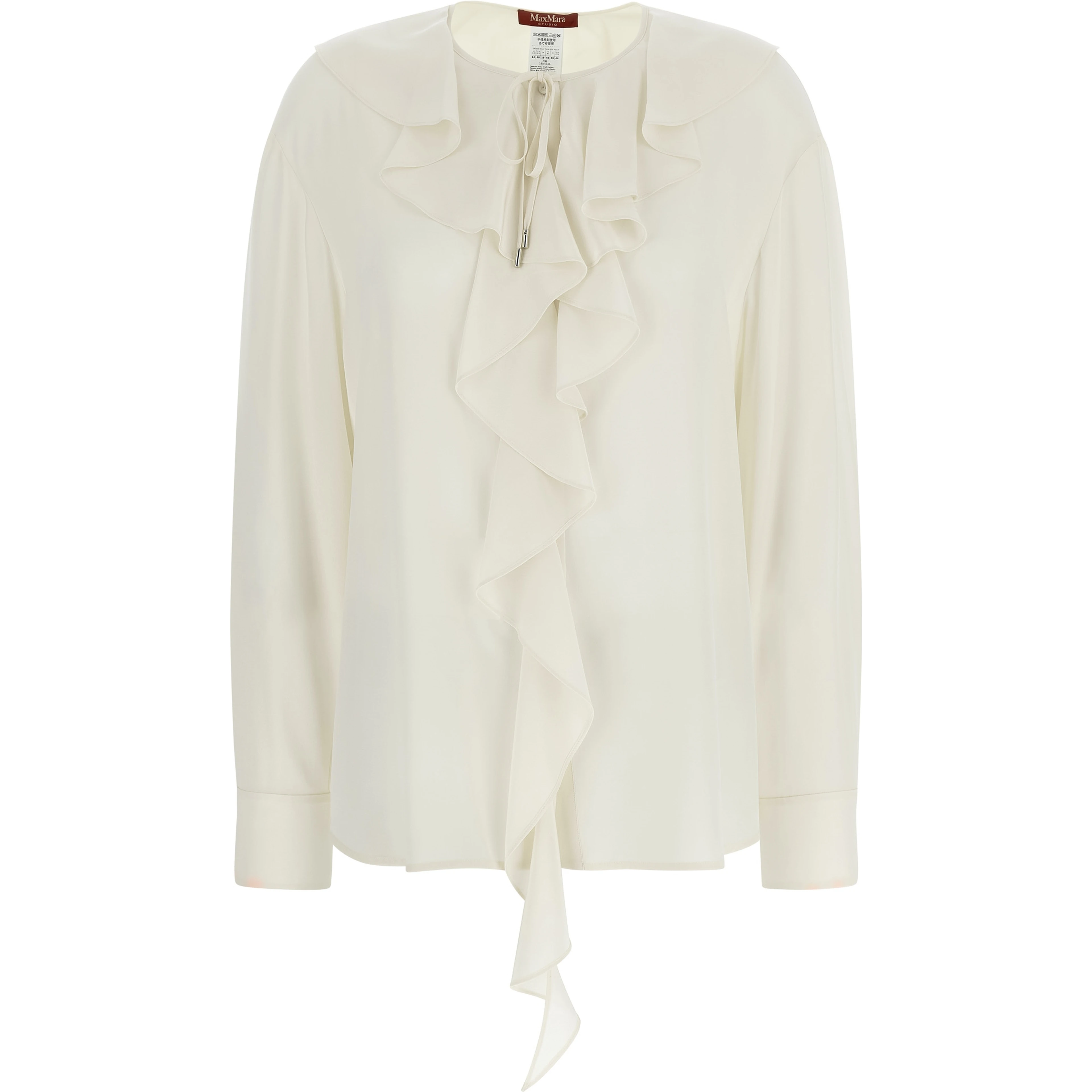 White Silk Blouse