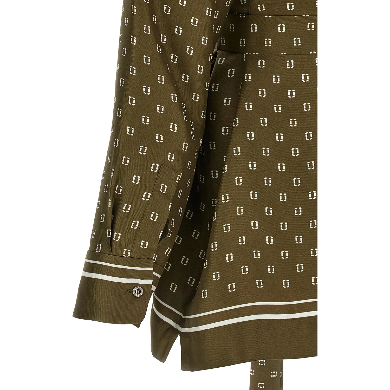 Bicolor Silk Blouse