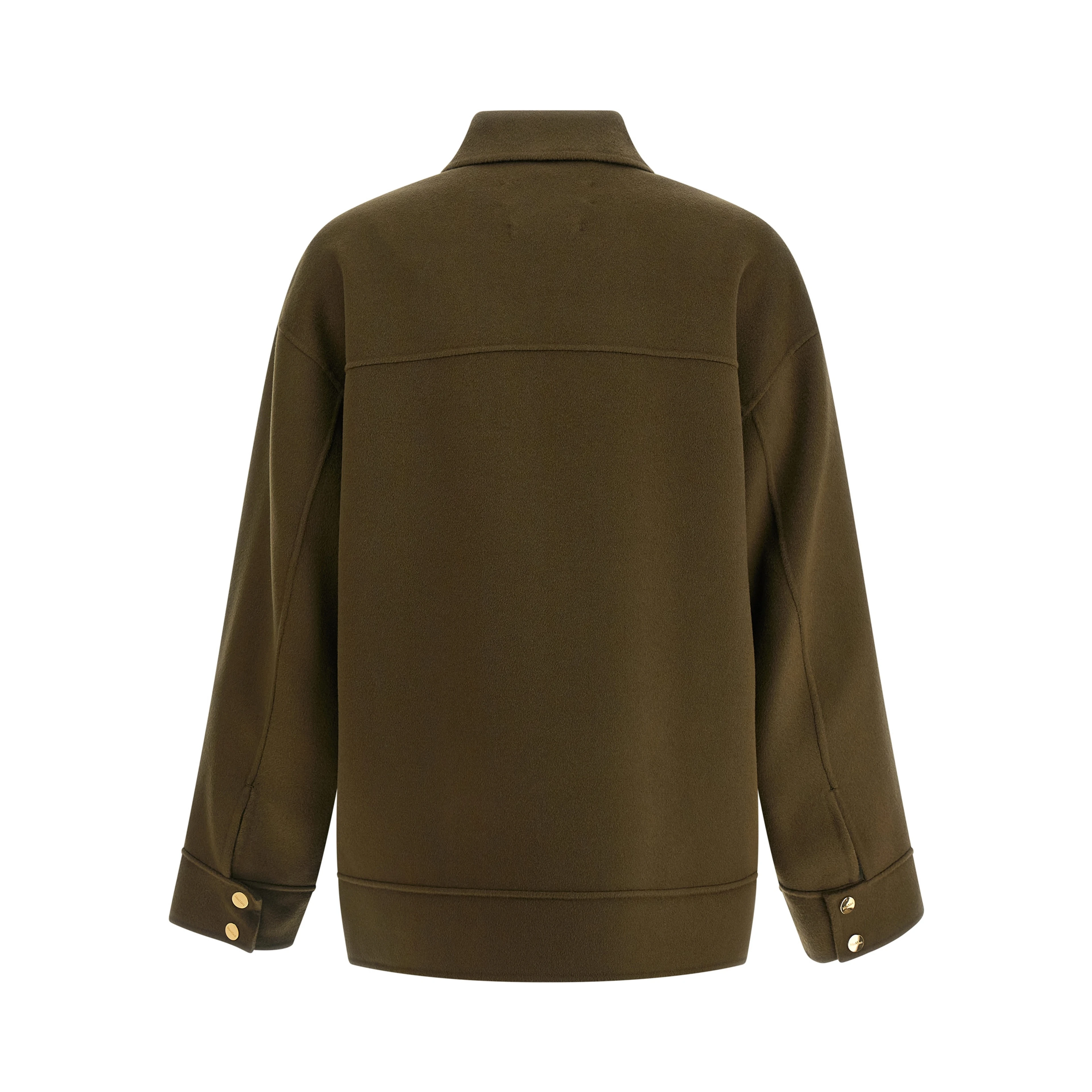 Bicolor Virgin Wool Coat