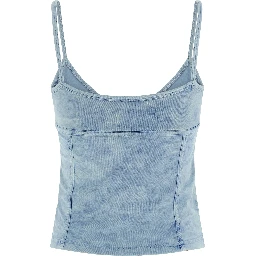 Blue Cotton Top