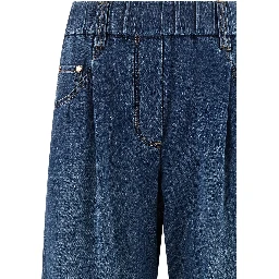 Blue Cotton Relaxed Fit Jeans