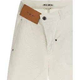 White Cotton Jeans Denim