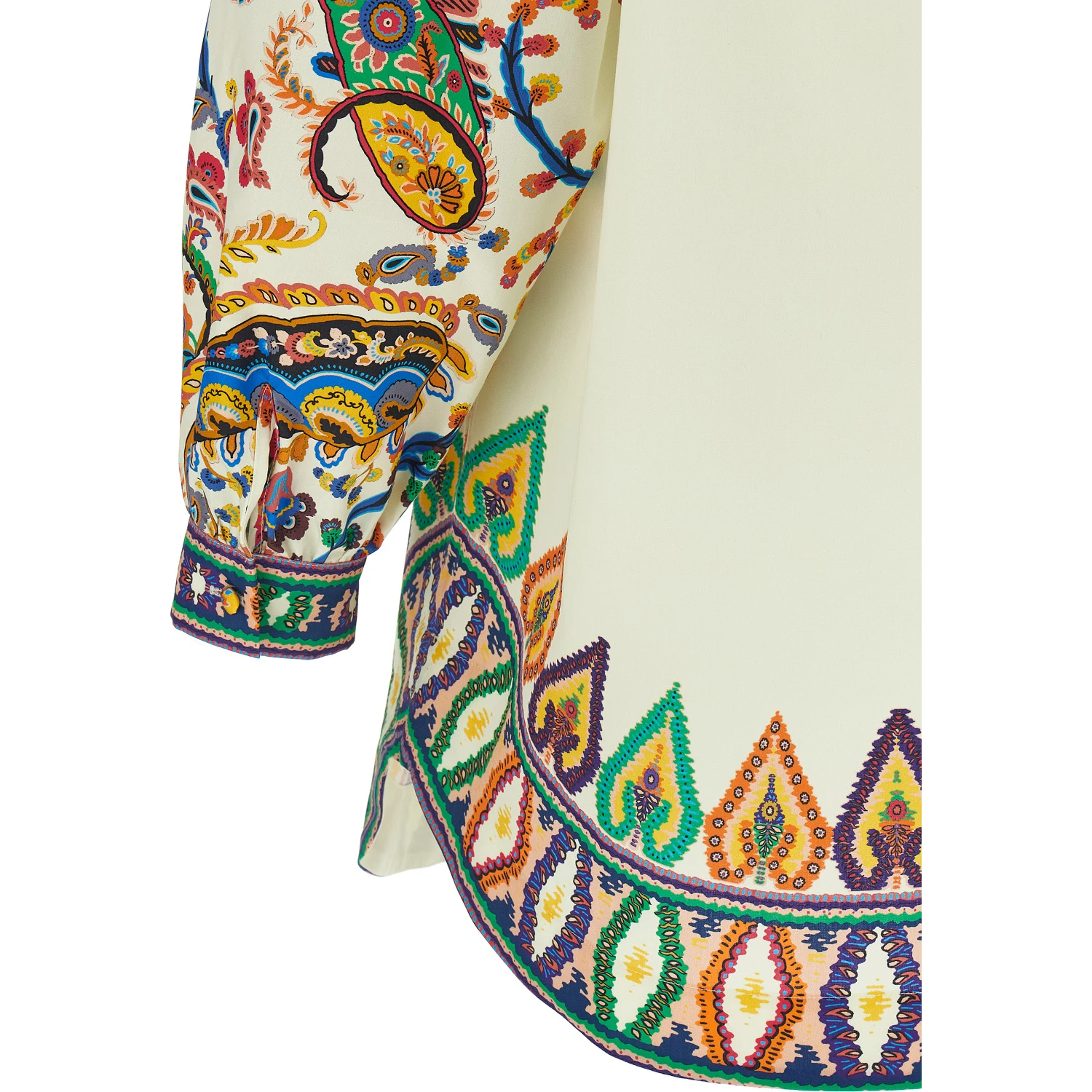 Multicolor Cotton Short Dress