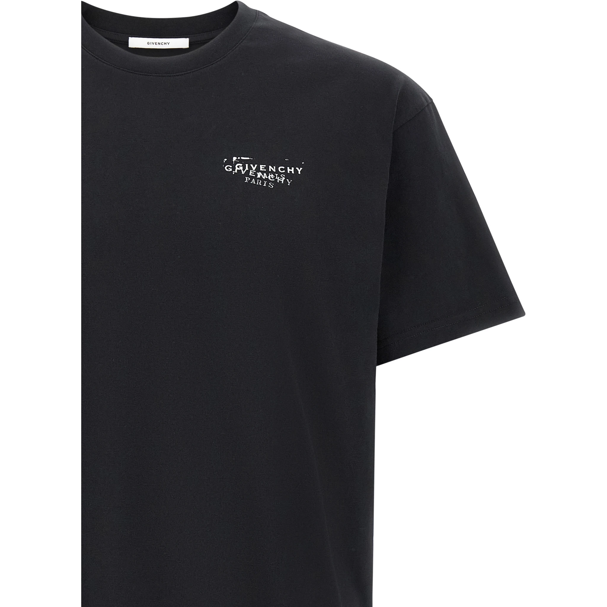 Black Cotton T-Shirt