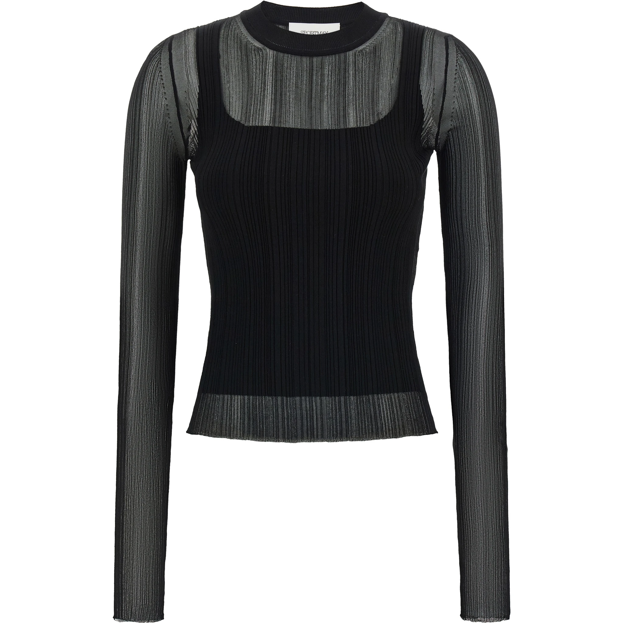 Black Viscose Cardigan