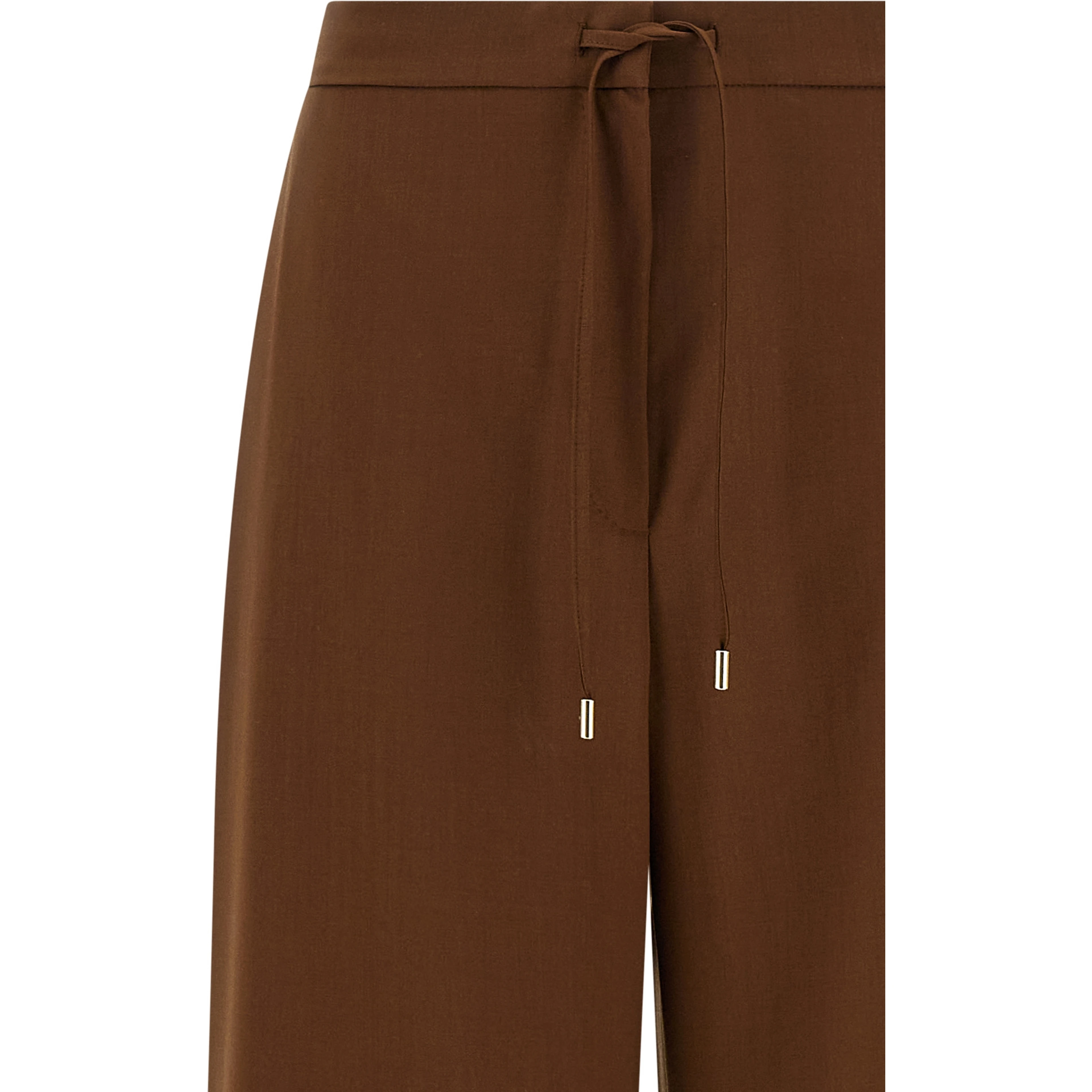 Brown Virgin Wool Pants